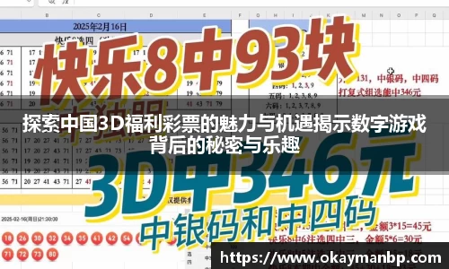 探索中国3D福利彩票的魅力与机遇揭示数字游戏背后的秘密与乐趣
