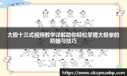 太极十三式视频教学详解助你轻松掌握太极拳的精髓与技巧